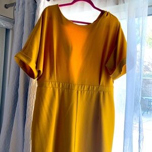Mustard Asos Dress